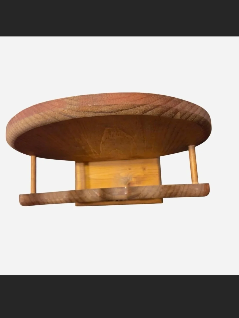 Vintage Wooden Decorative Plate  Napkin Holder Cottage Core